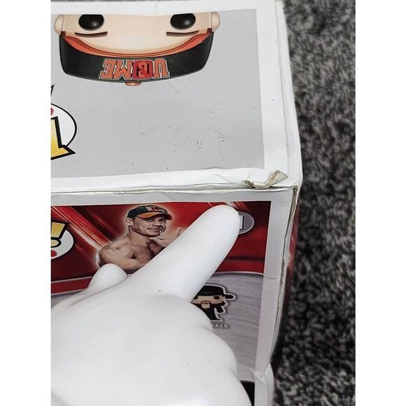 Funko Pop! WWE - John Cena #01 WWE Superstar Green Orange Hat #A2 - Picture 6 of 11